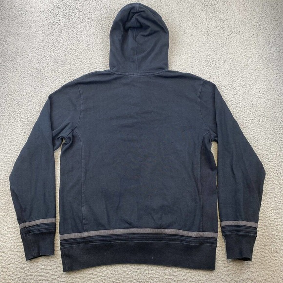 Nike Engineered for World Class Athletes Dark Blue Henley Hoodie Size Medium - Picture 7 of 9